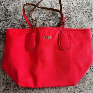 Coach Neon Pink Tote